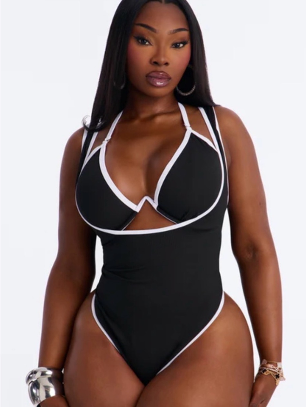Fashion Nova Leia Layered Monokini SOLD OUT Size 3X
